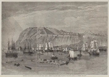 Progreso del Príncipe de Gales en América del Norte Británica, Quebec, Canadá Este